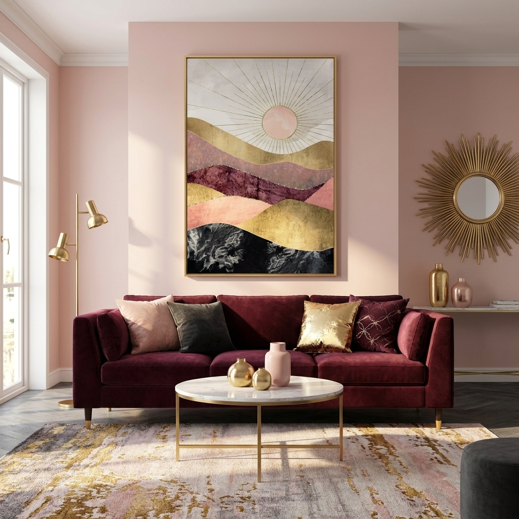 Blush Sun - Poster Print - No Frame