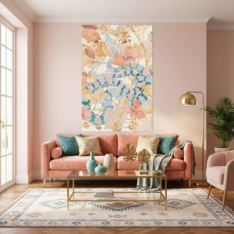 Coral Spring Garden - Poster Print - No Frame