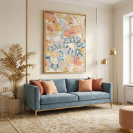 Coral Spring Garden - Poster Print - No Frame
