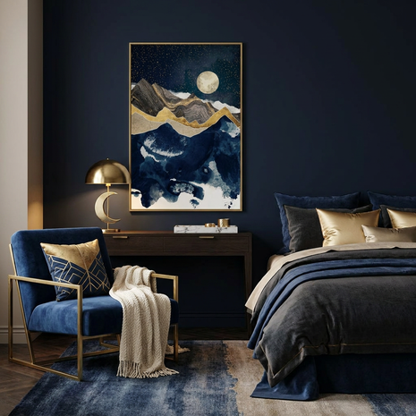 Midnight Winter - Poster Print - No Frame