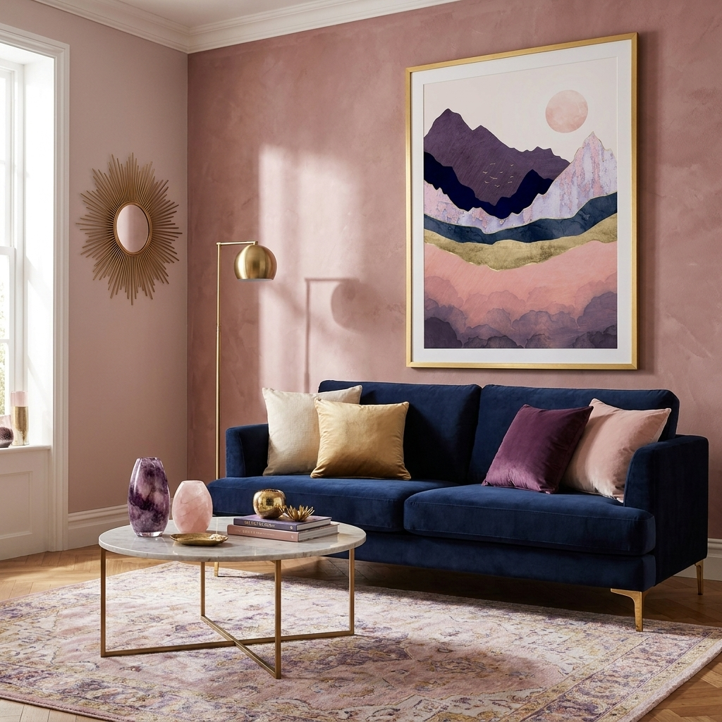 Mauve Mist - Poster Print - No Frame