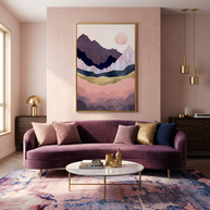 Mauve Mist - Poster Print - No Frame