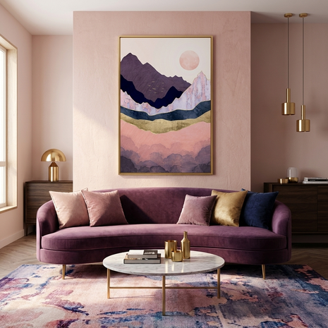 Mauve Mist - Poster Print - No Frame