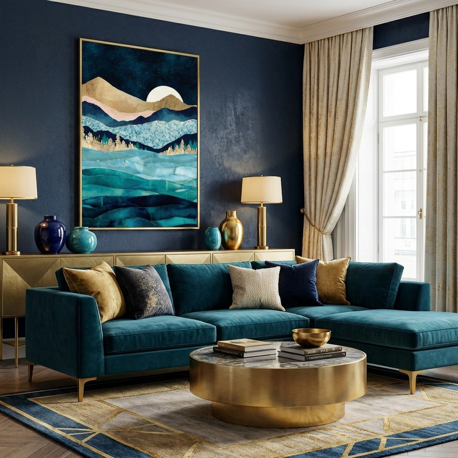 Midnight Ocean - Poster Print - No Frame