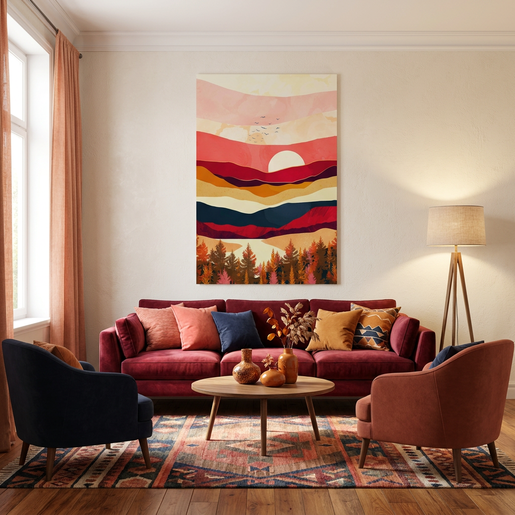 Scarlet Spring - Poster Print - No Frame