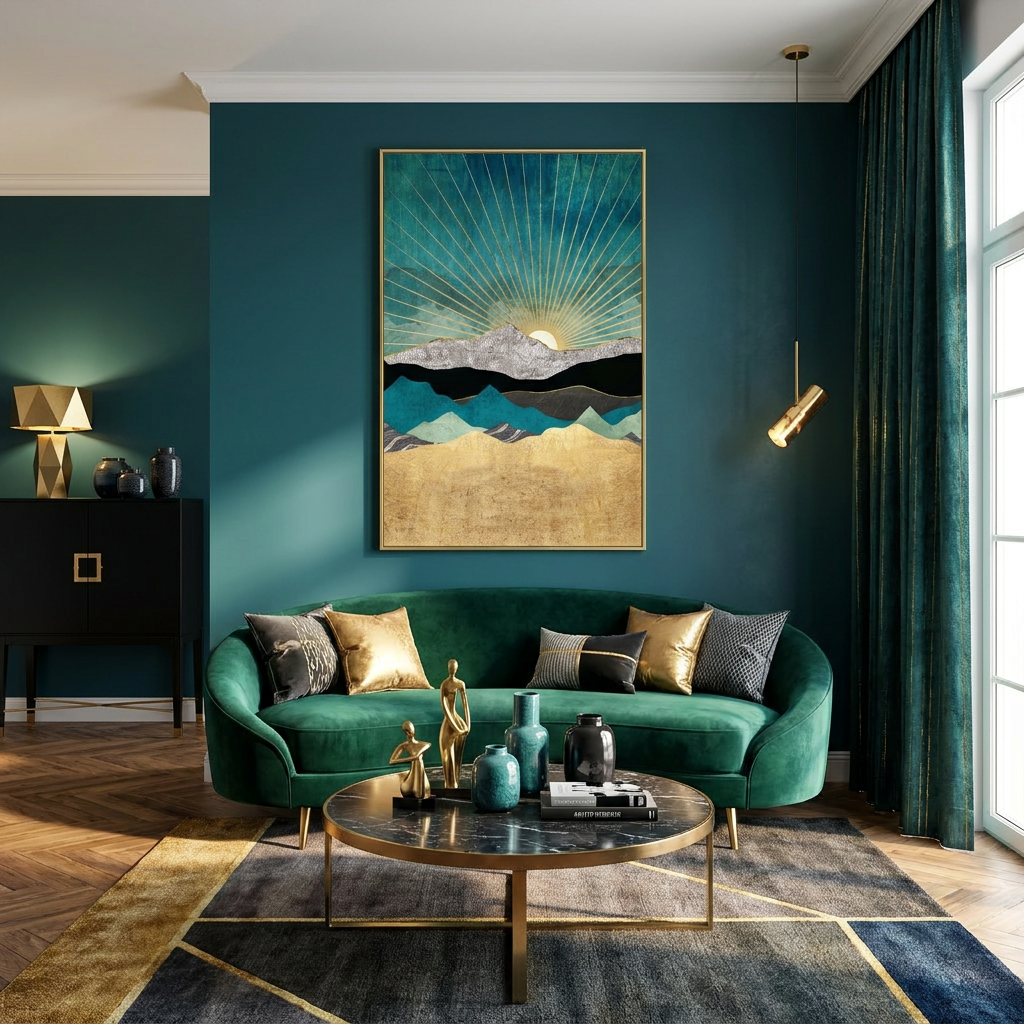 Peacock Vista - Poster Print - No Frame