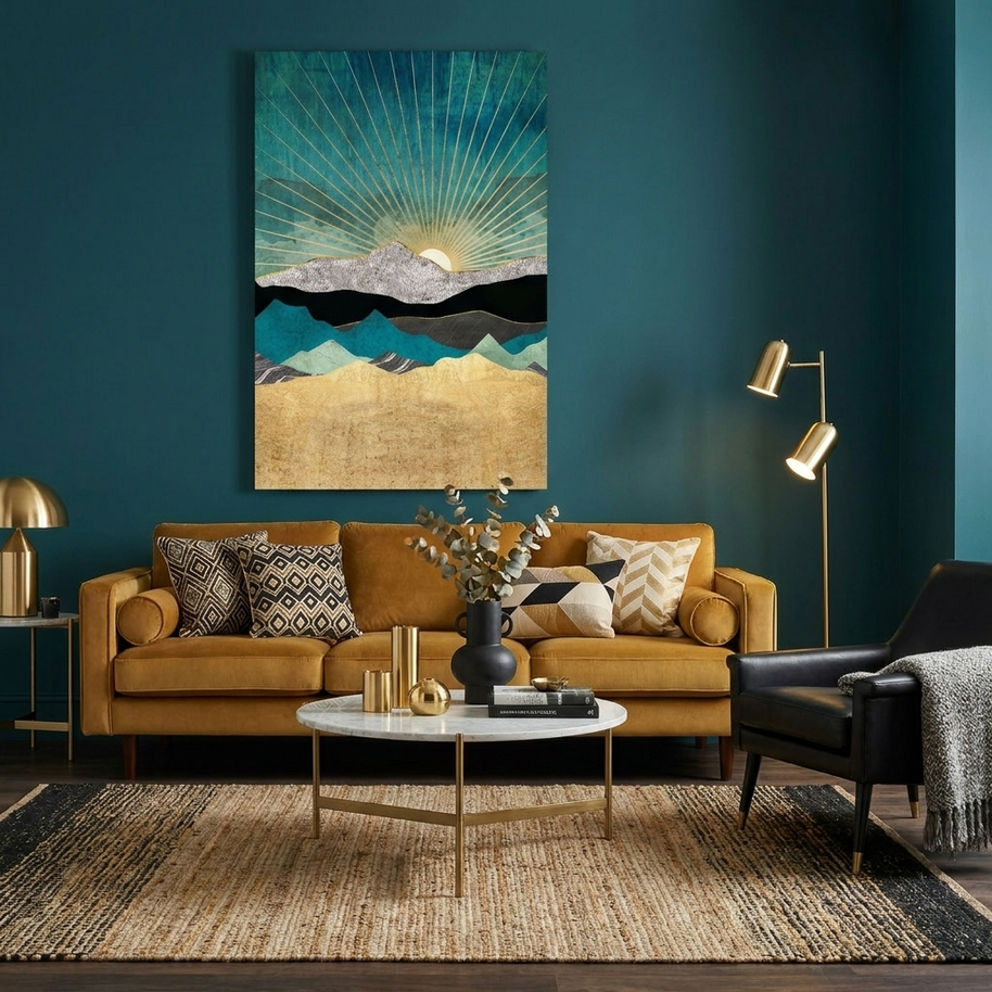 Peacock Vista - Poster Print - No Frame