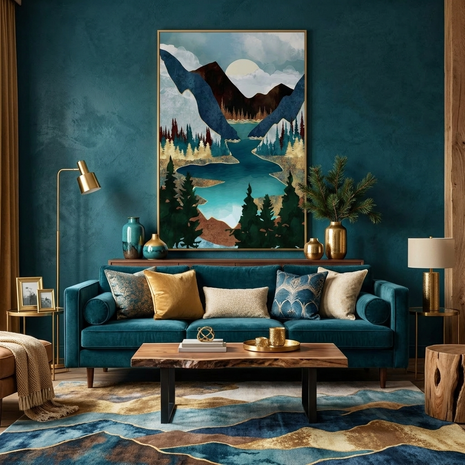 River Vista - Poster Print - No Frame