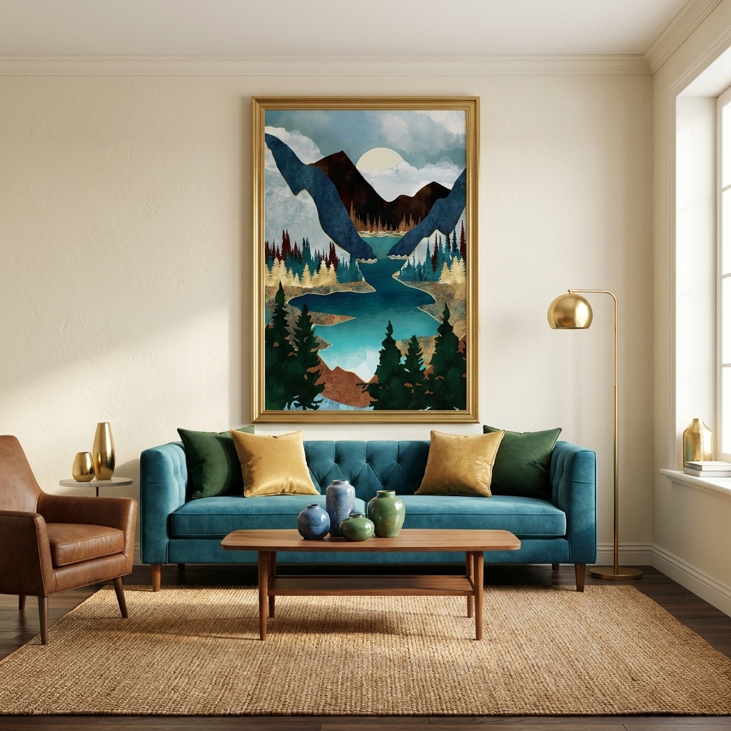 River Vista - Poster Print - No Frame