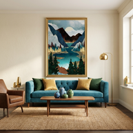 River Vista - Poster Print - No Frame