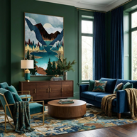 River Vista - Poster Print - No Frame