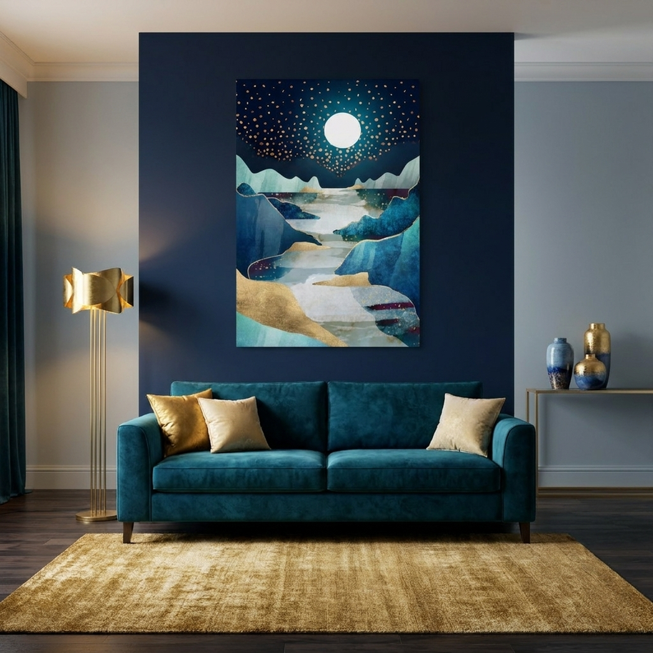 Moon Glow - Poster Print - No Frame