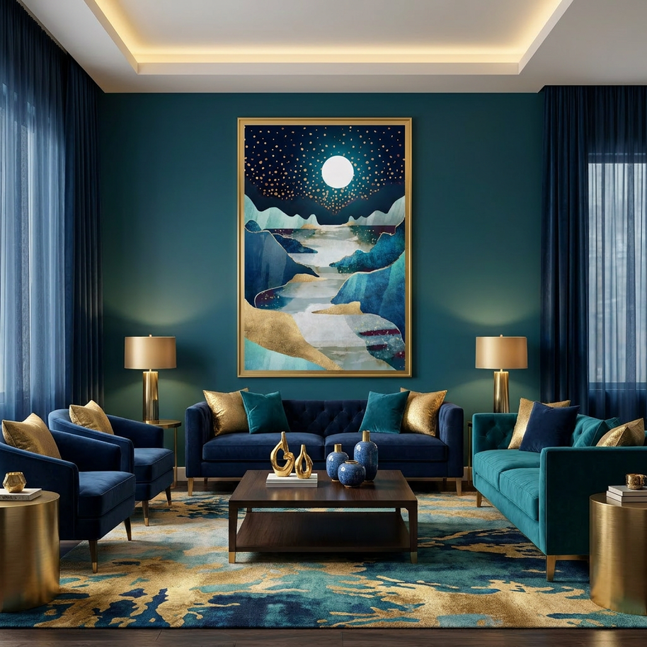 Moon Glow - Poster Print - No Frame
