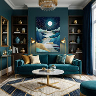Moon Glow - Poster Print - No Frame