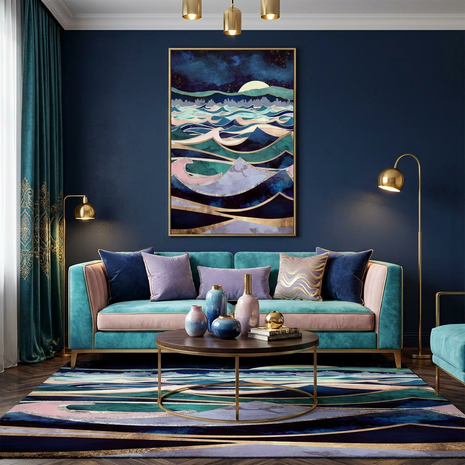 Moonlit Ocean - Poster Print - No Frame