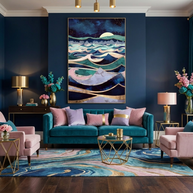 Moonlit Ocean - Poster Print - No Frame