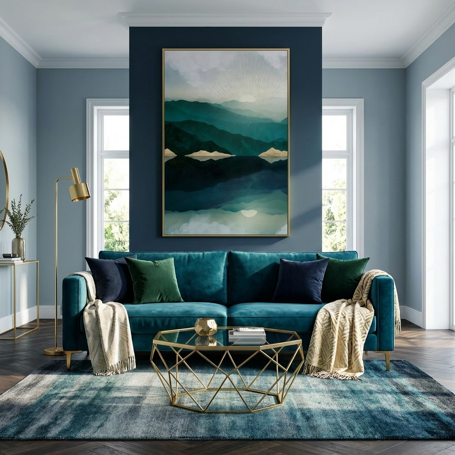 Waters Edge Reflection - Poster Print - No Frame