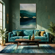 Waters Edge Reflection - Poster Print - No Frame