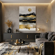 Golden Spring Moon - Poster Print - No Frame