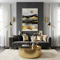 Golden Spring Moon - Poster Print - No Frame