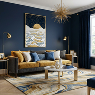 Golden Ocean - Poster Print - No Frame