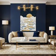 Golden Ocean - Poster Print - No Frame