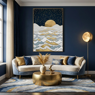 Golden Ocean - Poster Print - No Frame
