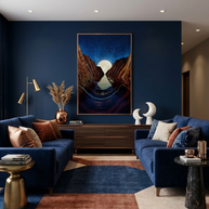 Moon Reflection - Poster Print - No Frame