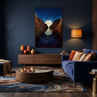 Moon Reflection - Poster Print - No Frame