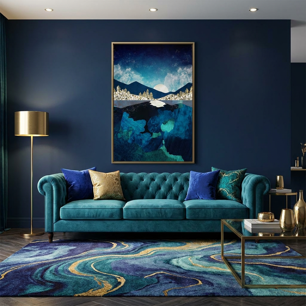 Midnight Water - Poster Print - No Frame