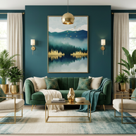 Mist Reflection - Poster Print - No Frame
