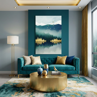 Mist Reflection - Poster Print - No Frame