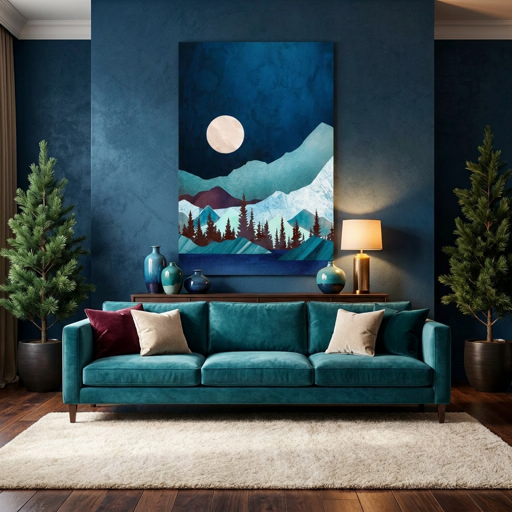 Moon Bay - Poster Print - No Frame