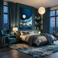 Moon Bay - Poster Print - No Frame