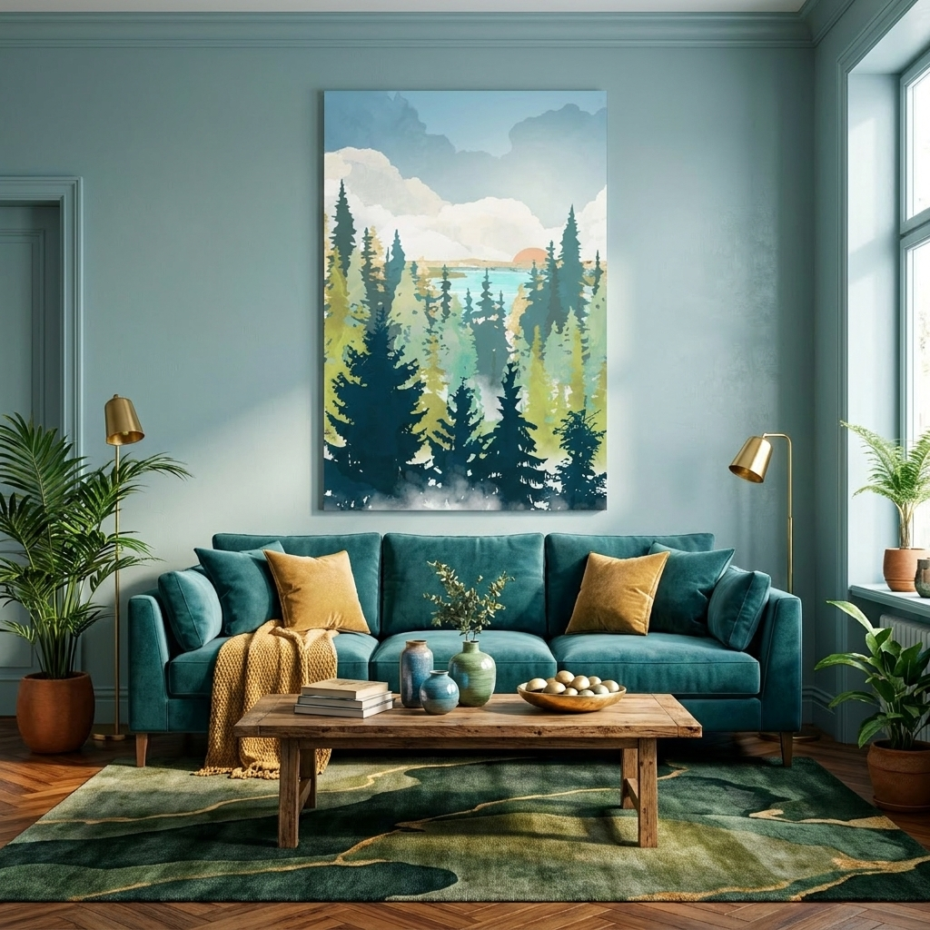 Summer View - Poster Print - No Frame