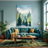 Summer View - Poster Print - No Frame