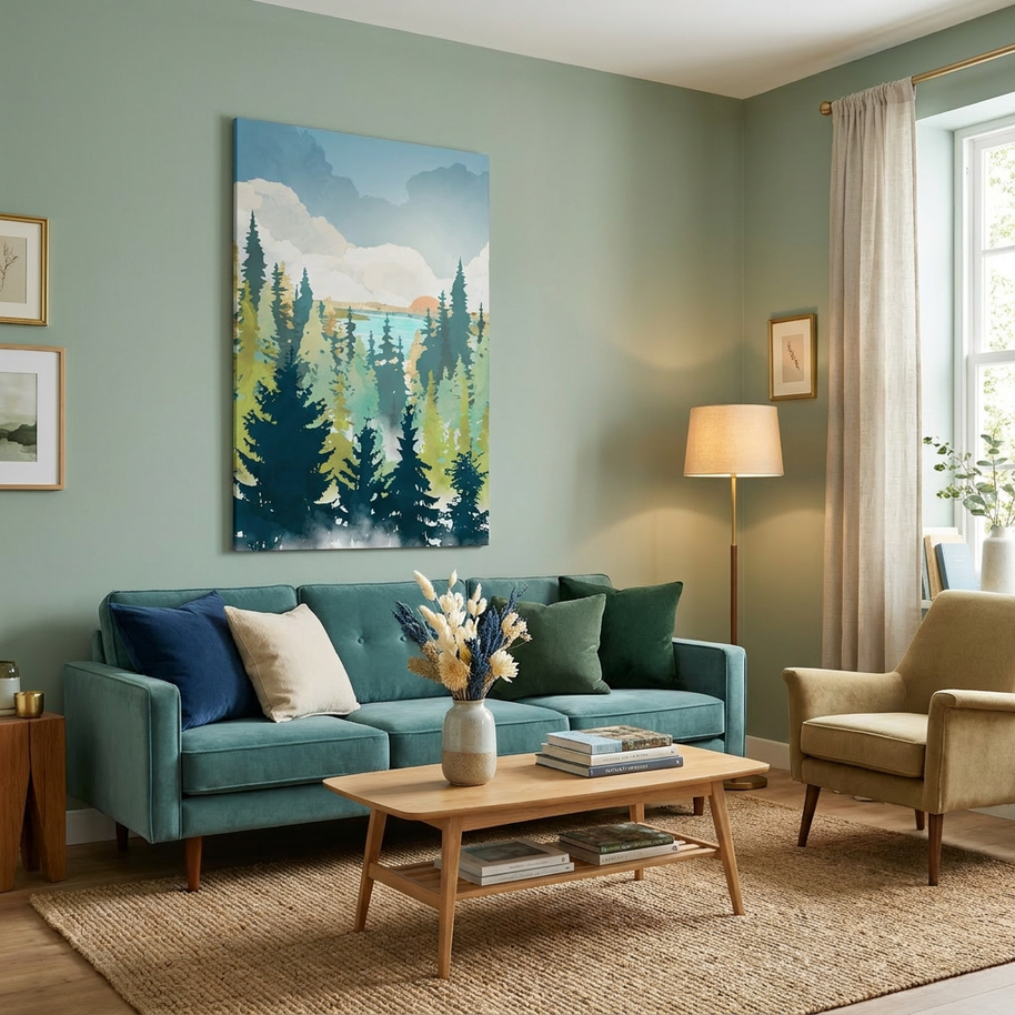 Summer View - Poster Print - No Frame