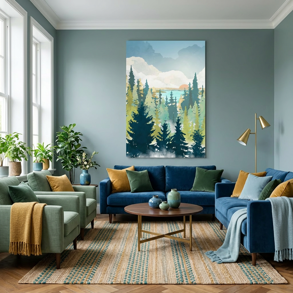 Summer View - Poster Print - No Frame