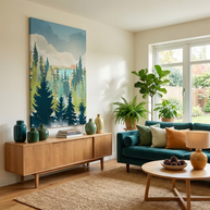 Summer View - Poster Print - No Frame