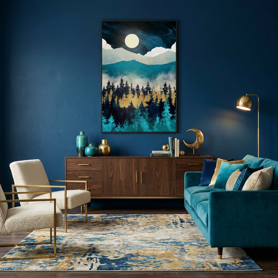 Evening Mist - Poster Print - No Frame