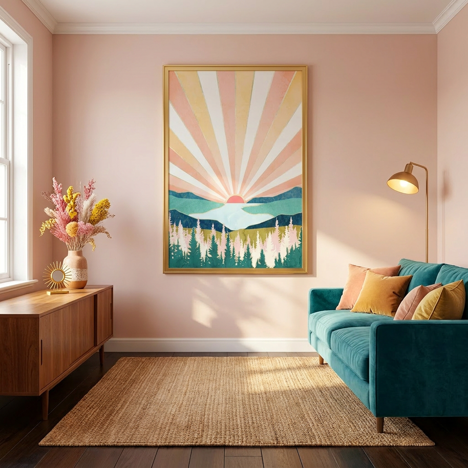 Summer Sunset - Poster Print - No Frame