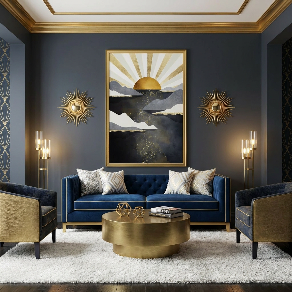 Metallic Dusk - Poster Print - No Frame