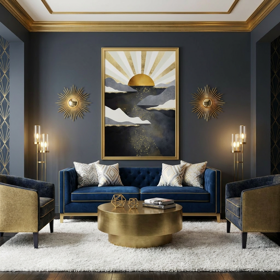 Metallic Dusk - Poster Print - No Frame