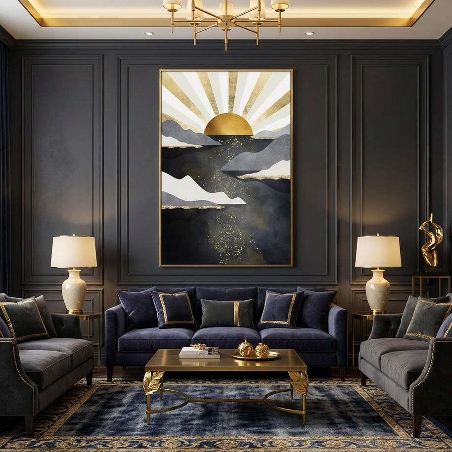 Metallic Dusk - Poster Print - No Frame