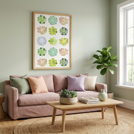 Spring Succulents - Poster Print - No Frame