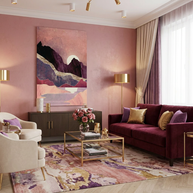 Blush Vista - Poster Print - No Frame