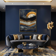 Metallic Mountains - Poster Print - No Frame