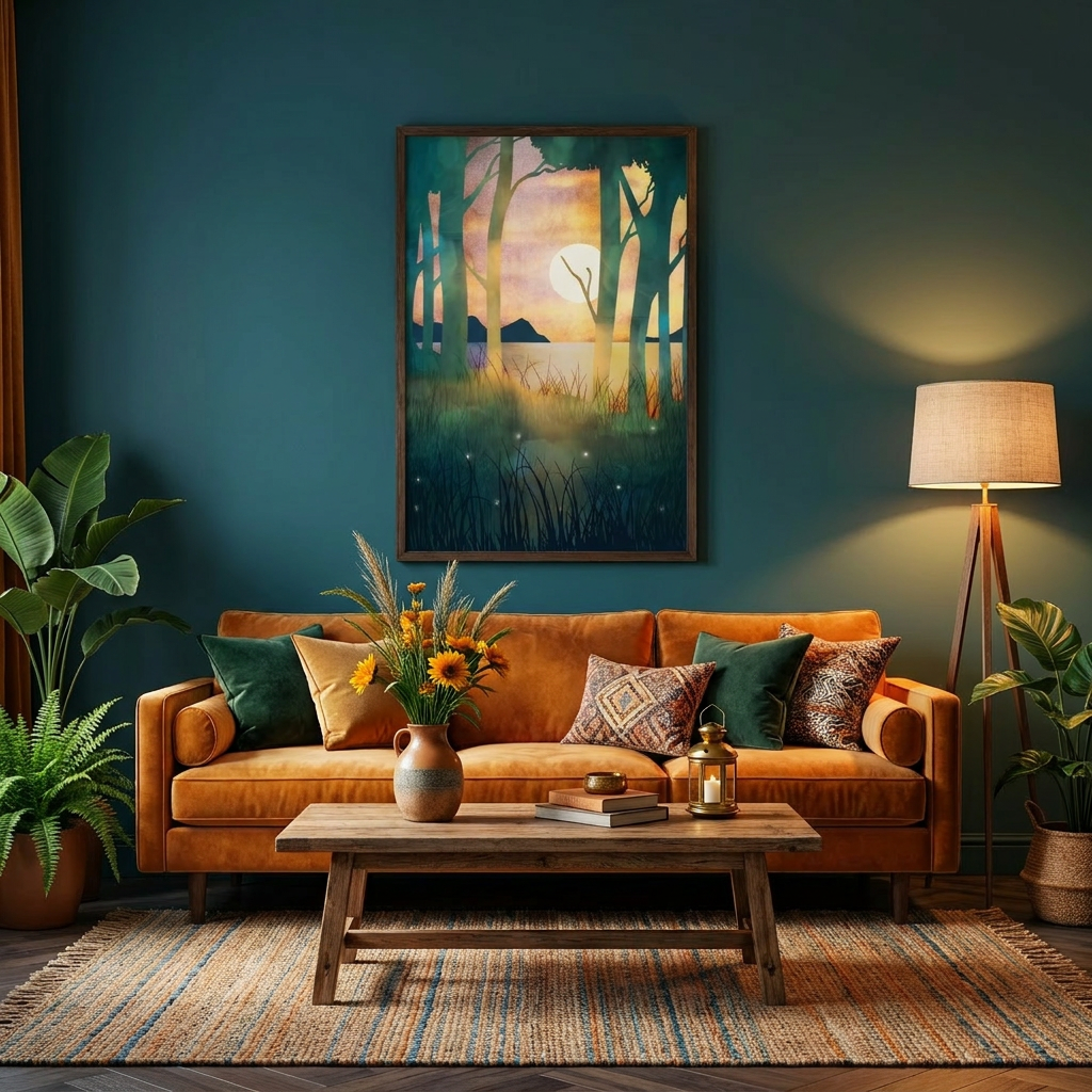 Autumn Evening - Poster Print - No Frame