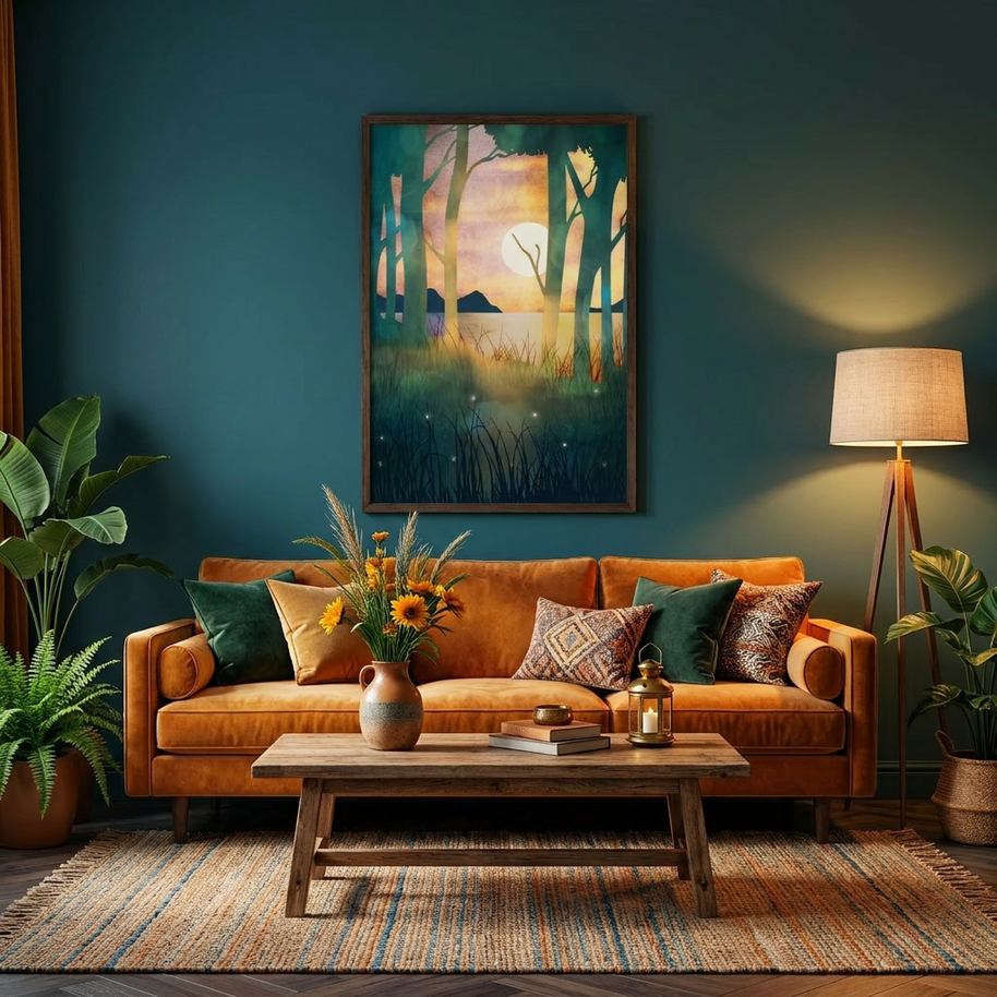 Autumn Evening - Poster Print - No Frame