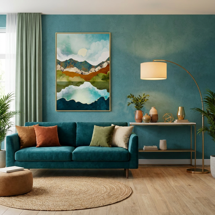 Spring Mountains - Poster Print - No Frame